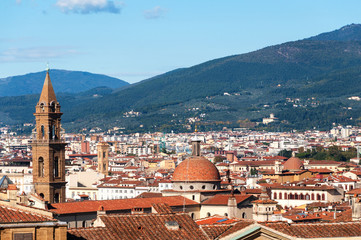 Fototapeta premium Beautiful panoramic view of Florence, Italy.