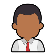 elegant businessman avatar character vector illustration design