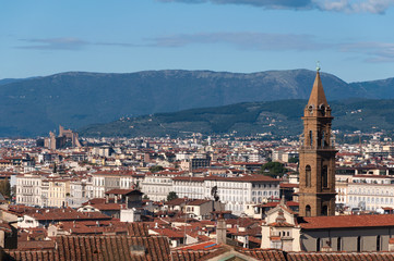 Obraz premium Beautiful panoramic view of Florence, Italy.