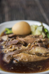 Stewed pork leg. ( Ka Moo )