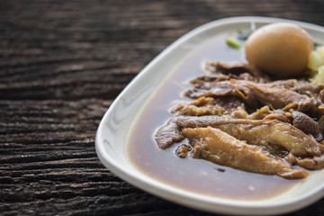 Stewed pork leg. ( Ka Moo )