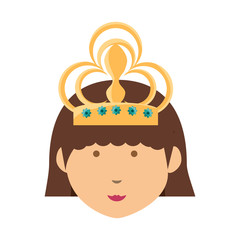 cartoon princess icon