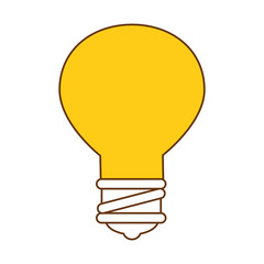 bulb light isolated icon vector illustration design