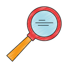 search magnifying glass icon vector illustration design