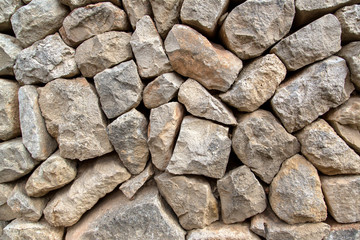 A texture of stones, also suitable as a background