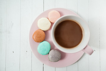 Macarons and Coffee