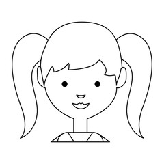 cartoon girl icon image
