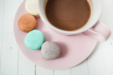 Macarons and Coffee