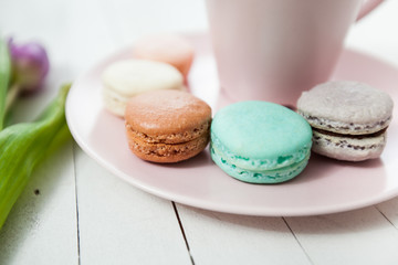 Macarons and Coffee