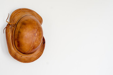 chapéu de couro tipo vaqueiro nordestino