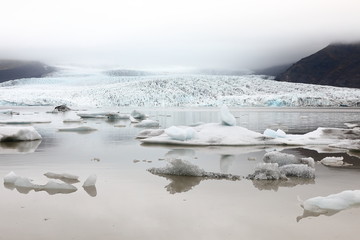 Gletscherlandschaft in Island