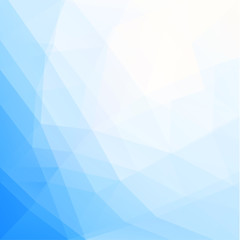 Abstract blue triangular background - eps10