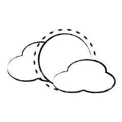 clouds and sun icon