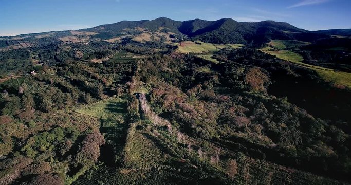 Aerial, Parque Nacional Juan Castro Blanco, Costa Rica