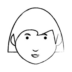 cartoon girl icon image