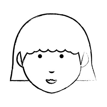 cartoon girl icon image
