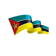 Mozambique flag, vector illustration