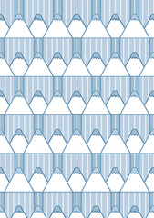 Vertical background with cartoon pencils.
