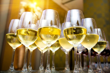 glass of white wine