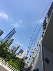 Climbs in downtown Chicago