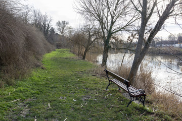 Ruined wall in Szegvar