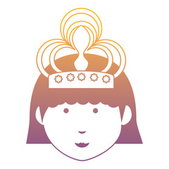 cartoon princess icon
