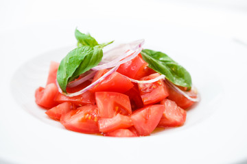 Fresh salad with tomatoes
