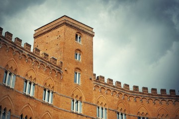 Fototapeta premium Old Siena Town
