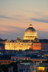 Fototapeta na wymiar St Peters Basilica