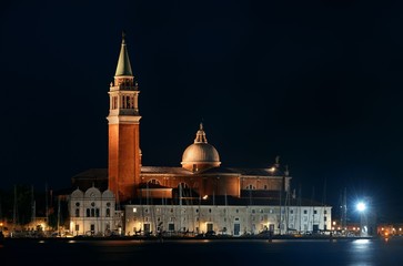 Fototapeta na wymiar San Giorgio Maggiore church night