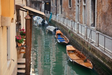 Venice boat alley