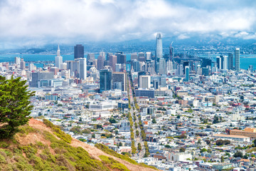 San Francico skyline from Christmas Tree Point