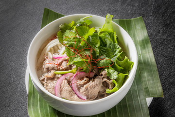 牛肉のフォー　ベトナムのめん料理　Pho Vietnamese beef
