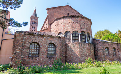 Exterior view of Sant Apollinare Nuovo in Ravenna