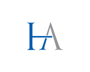 ha letter logo