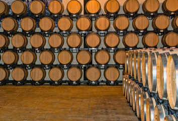 Vineyard Wine Barrel Storage