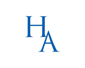 ha letter logo