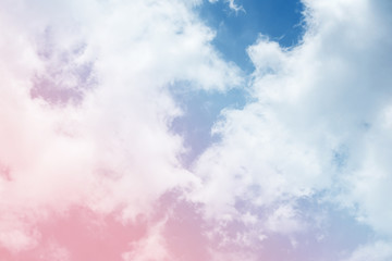 sun and cloud background with a pastel colored

