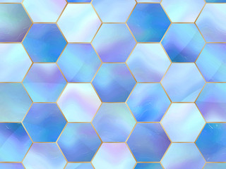 Marble abstract background in holographic glow color . Vector illustration for poster, brochure, invitation, cover book, catalog.