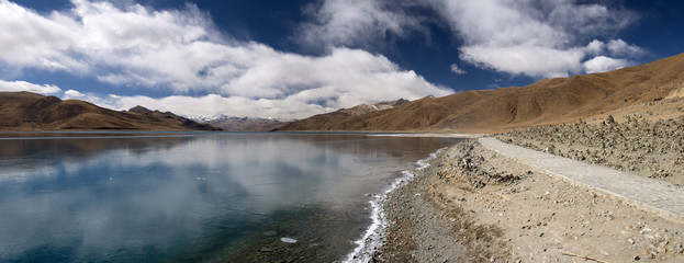 Yamdrok lake, Tibet