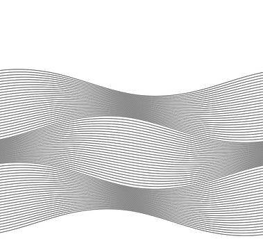 Design element Wave many parallel lines wavy form15