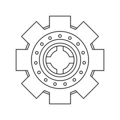 Gear machinery piece