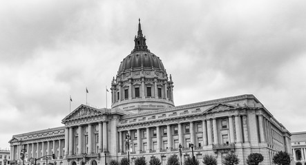 Fototapeta na wymiar San Francisco City Hall Building