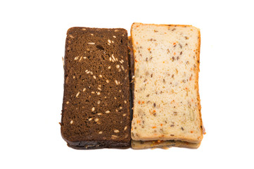 sandwich with bread isolated