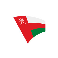 Oman flag, vector illustration