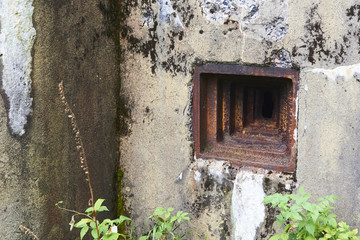 Abandoned bunker (Ropik) hidden deep in the forest. Near Czech Republic - Germany borders
