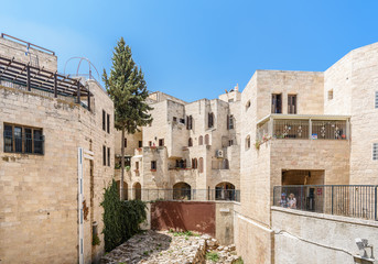 Fototapeta na wymiar Old city Jerusalem Israel. Jewish quarter