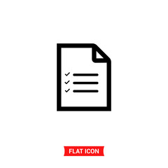 List vector icon