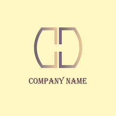 Company name. Business card template. Vector