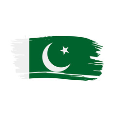 Pakistan flag, vector illustration